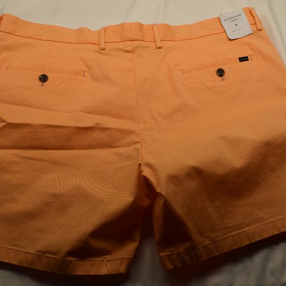 Alton Lane Men's Tailored Fit Chino Shorts Size 40R Stretch, Orange NWT #0096 - Picture 4 of 6